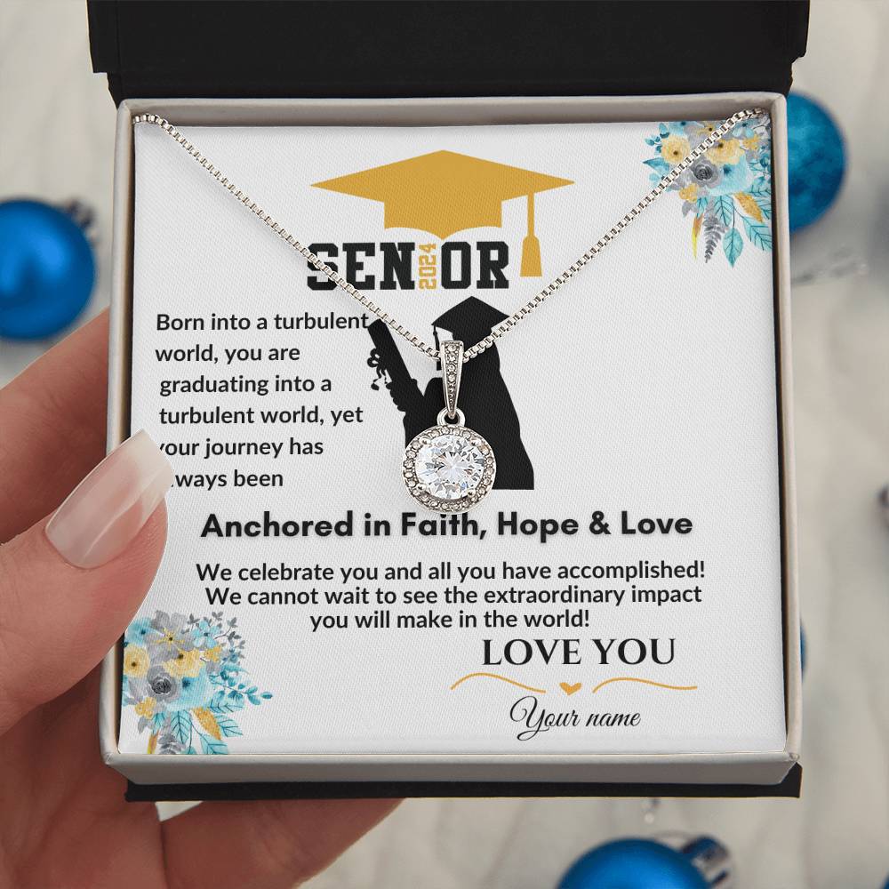 To the Graduate "Anchored in Faith" Eternal Hope Necklace