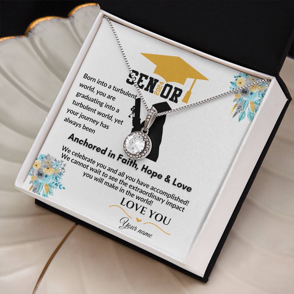 To the Graduate "Anchored in Faith" Eternal Hope Necklace