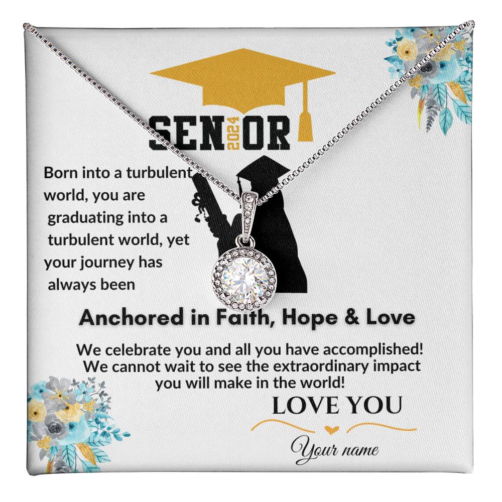 To the Graduate "Anchored in Faith" Eternal Hope Necklace