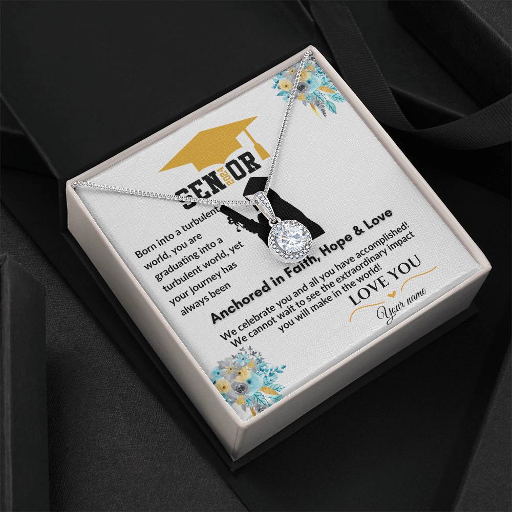 To the Graduate "Anchored in Faith" Eternal Hope Necklace