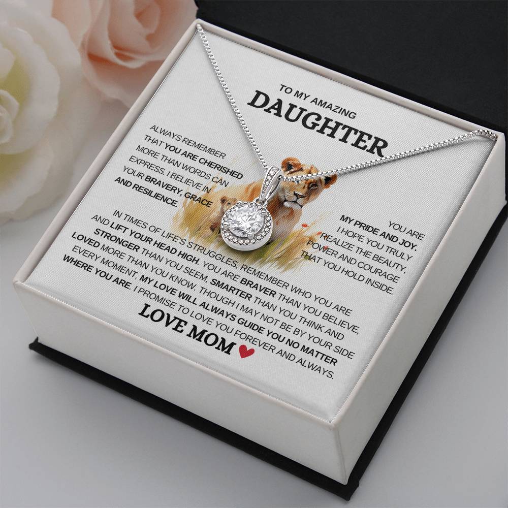 To My Daughter "Stronger than you seem" Eternal Hope Necklace!