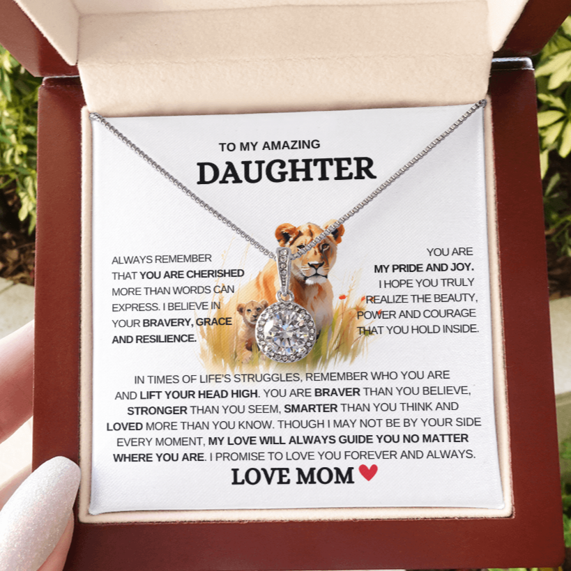 To My Daughter "Stronger than you seem" Eternal Hope Necklace!