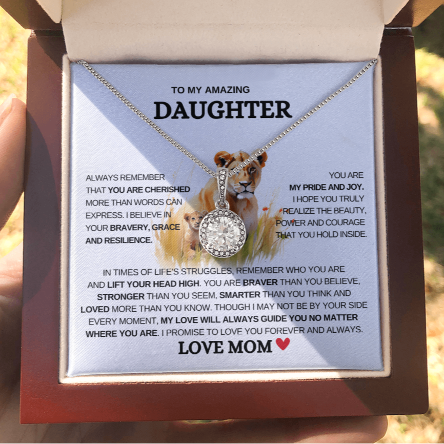 To My Daughter "Stronger than you seem" Eternal Hope Necklace!