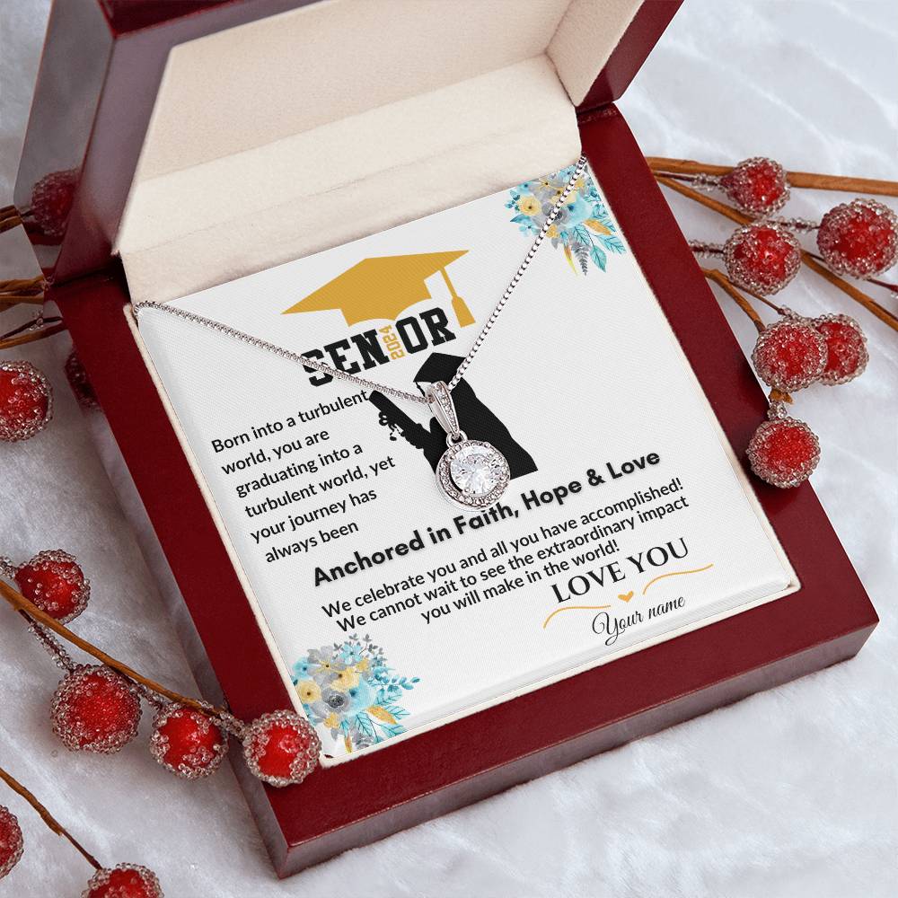 To the Graduate "Anchored in Faith" Eternal Hope Necklace