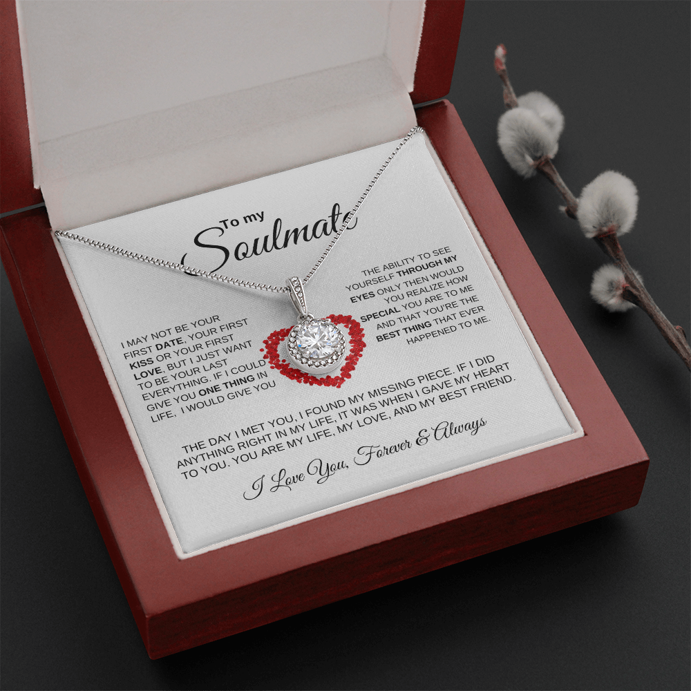To My Soulmate "My Missing Piece" Eternal Hope Necklace