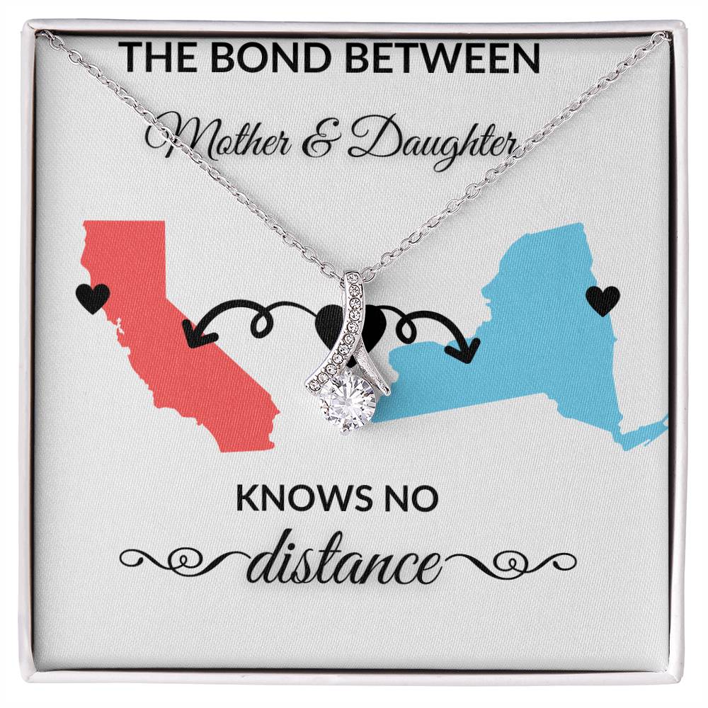 To My Beautiful Mom "The Bond" Alluring Beauty Necklace