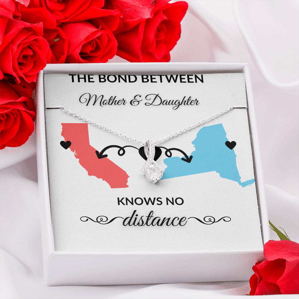 To My Beautiful Mom "The Bond" Alluring Beauty Necklace