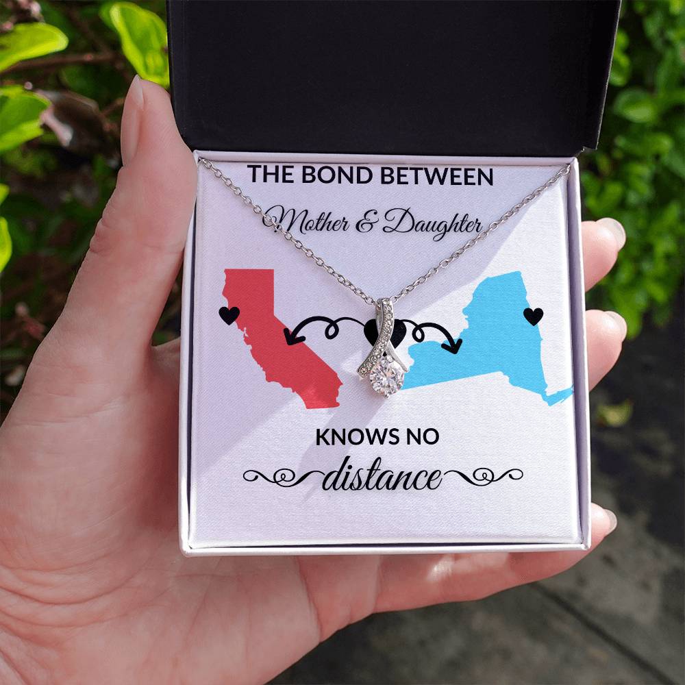 To My Beautiful Mom "The Bond" Alluring Beauty Necklace