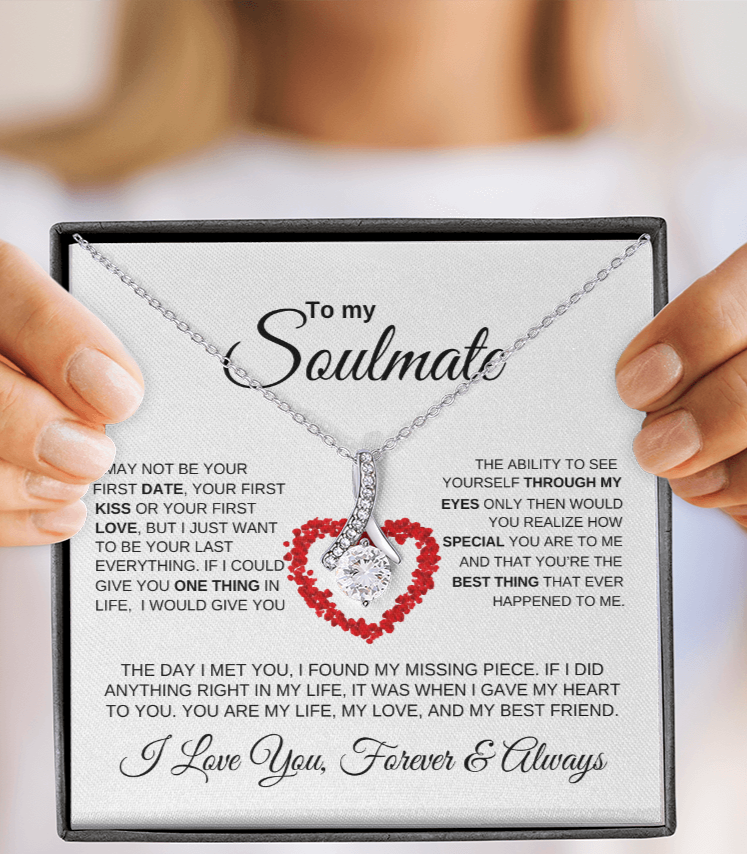 To My Soulmate "My Missing Piece" Alluring Beauty Necklace!