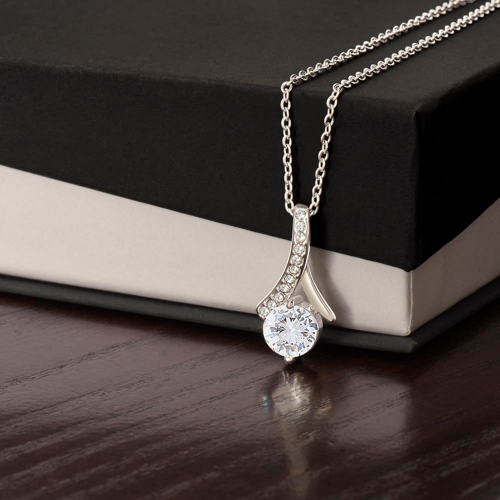 To My Beautiful Wife Alluring Beauty Necklace