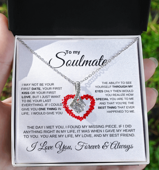 To My Soulmate "My Missing Piece" Alluring Beauty Necklace!