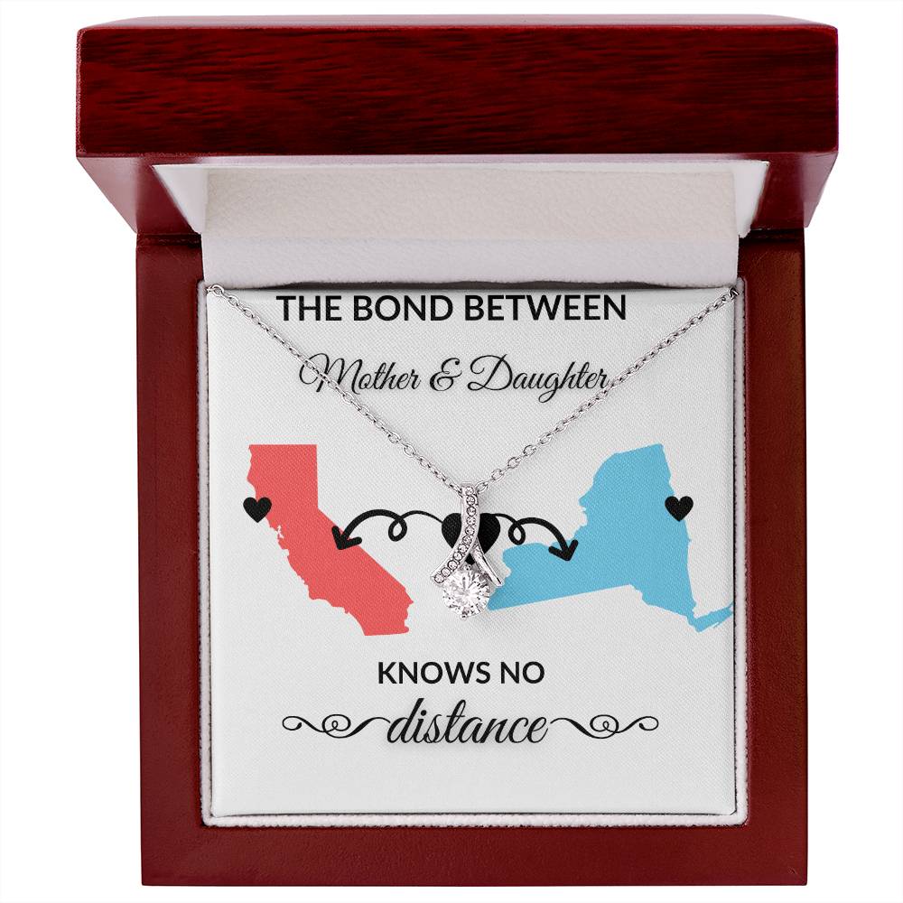 To My Beautiful Mom "The Bond" Alluring Beauty Necklace