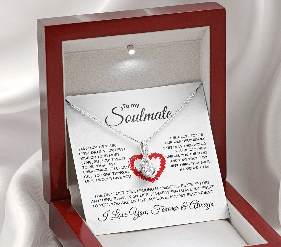 To My Soulmate "My Missing Piece" Alluring Beauty Necklace!