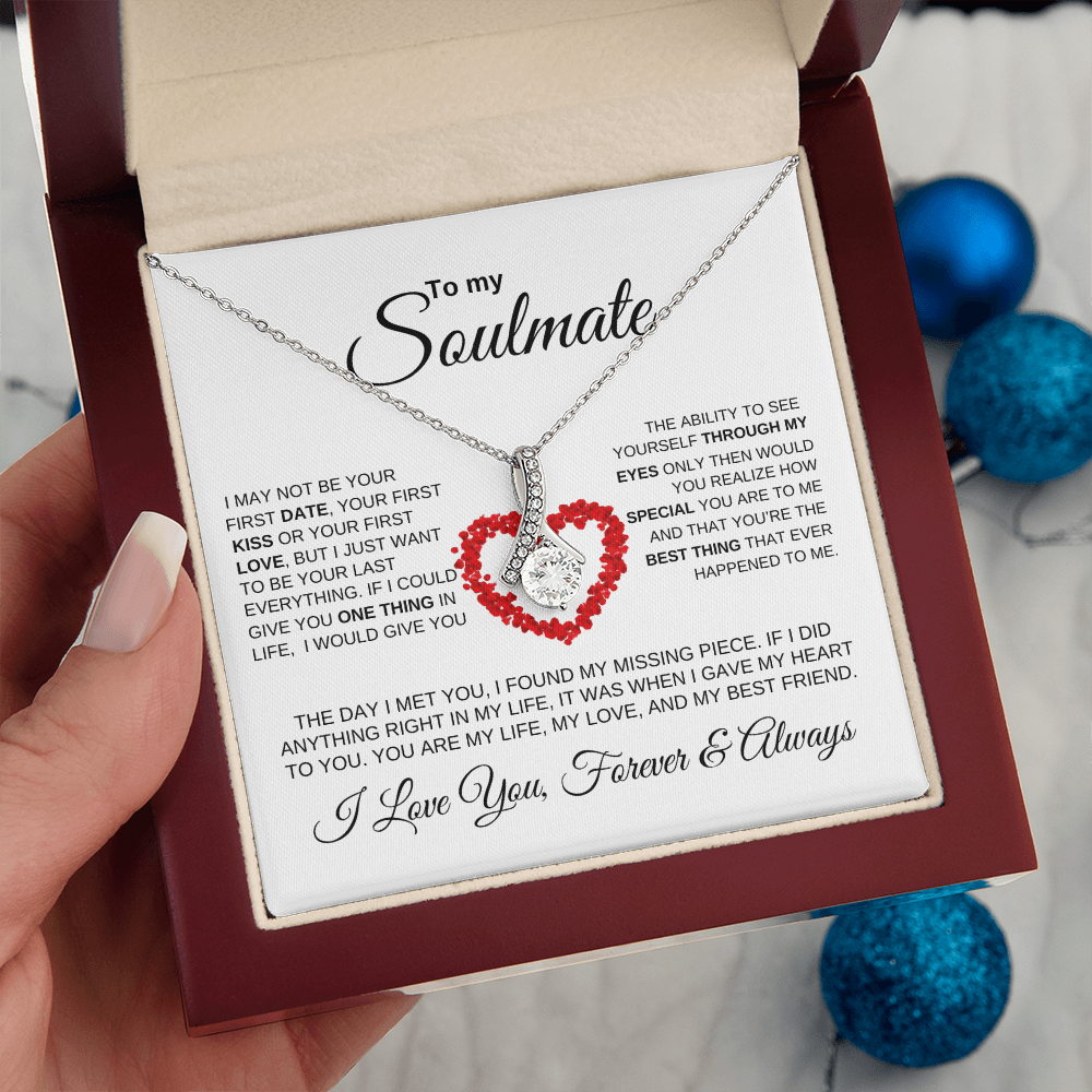 To My Soulmate "My Missing Piece" Alluring Beauty Necklace!