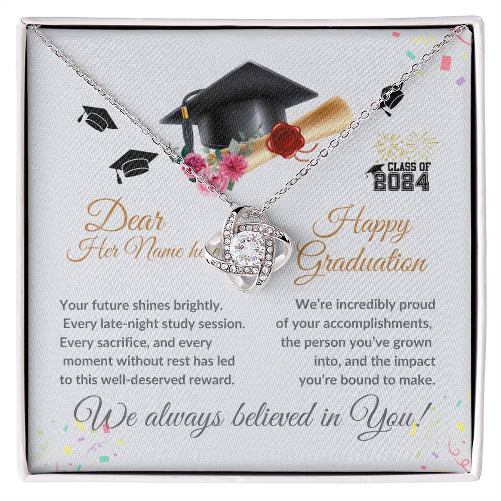 To my Daughter, Graduation Gift 