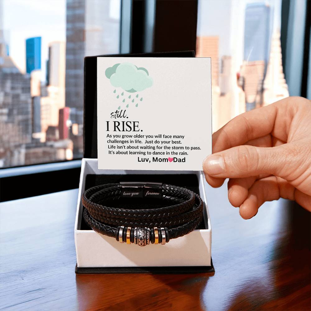 For my Son "Encouragement" Love You Forever Bracelet