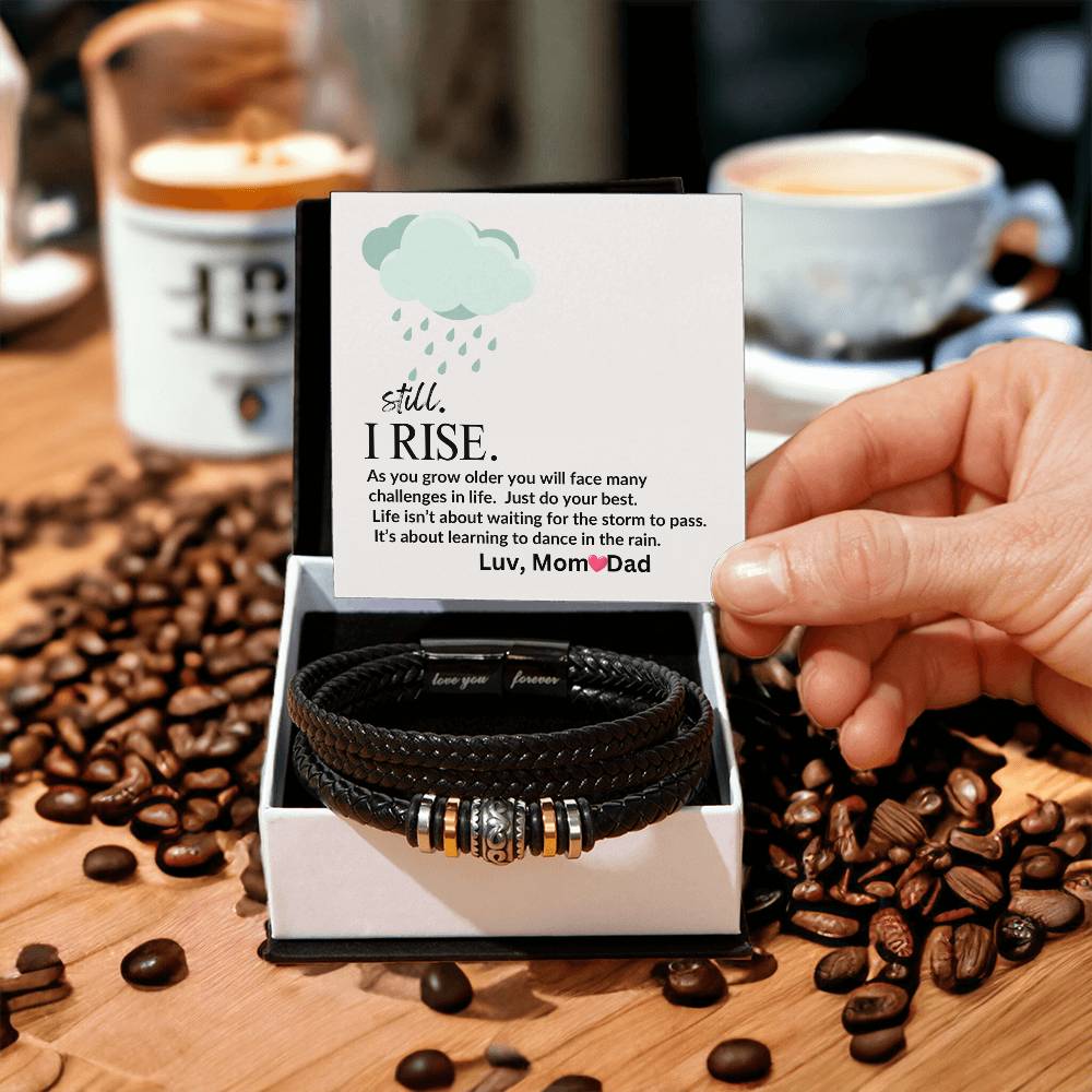 For my Son "Encouragement" Love You Forever Bracelet