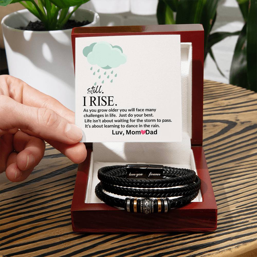 For my Son "Encouragement" Love You Forever Bracelet