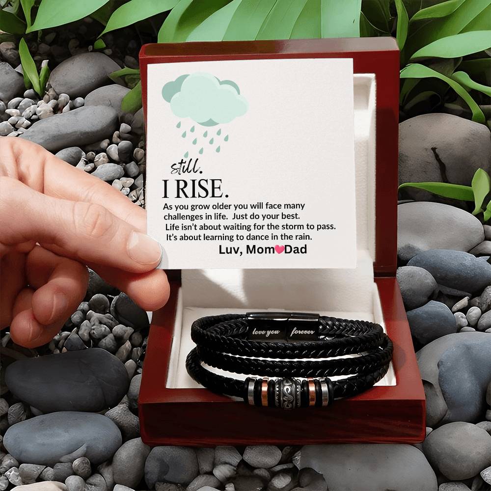 For my Son "Encouragement" Love You Forever Bracelet