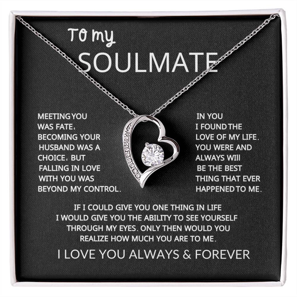 To My Wife "Always & Forever" Forever Love Necklace | Anniversary | Birthday| Mother's Day