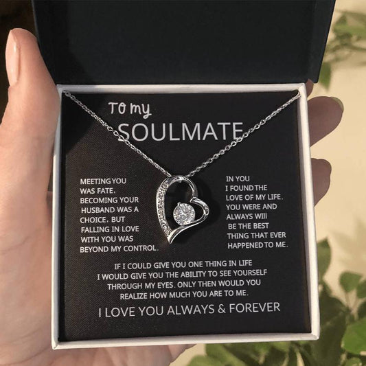 To My Wife "Always & Forever" Forever Love Necklace | Anniversary | Birthday| Mother's Day