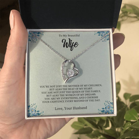 To My Wife "You Are My Everything" Forever Love Necklace