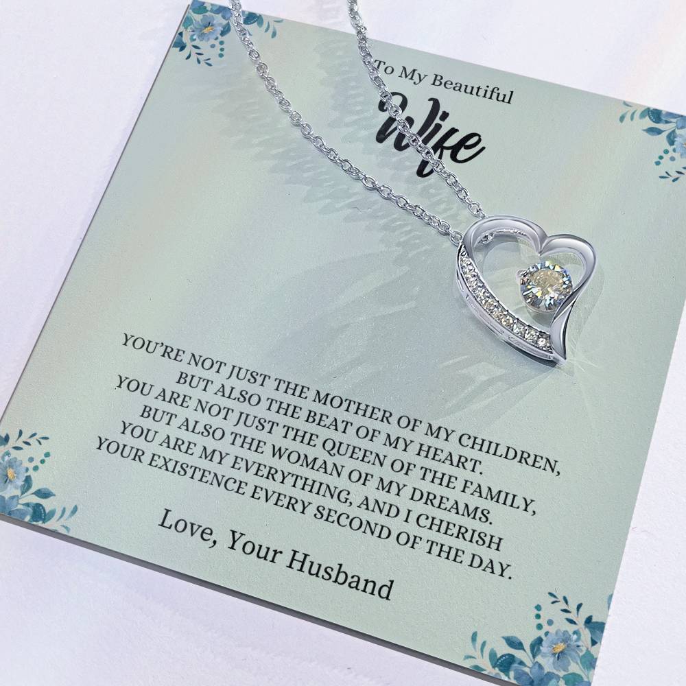 To My Wife "You Are My Everything" Forever Love Necklace