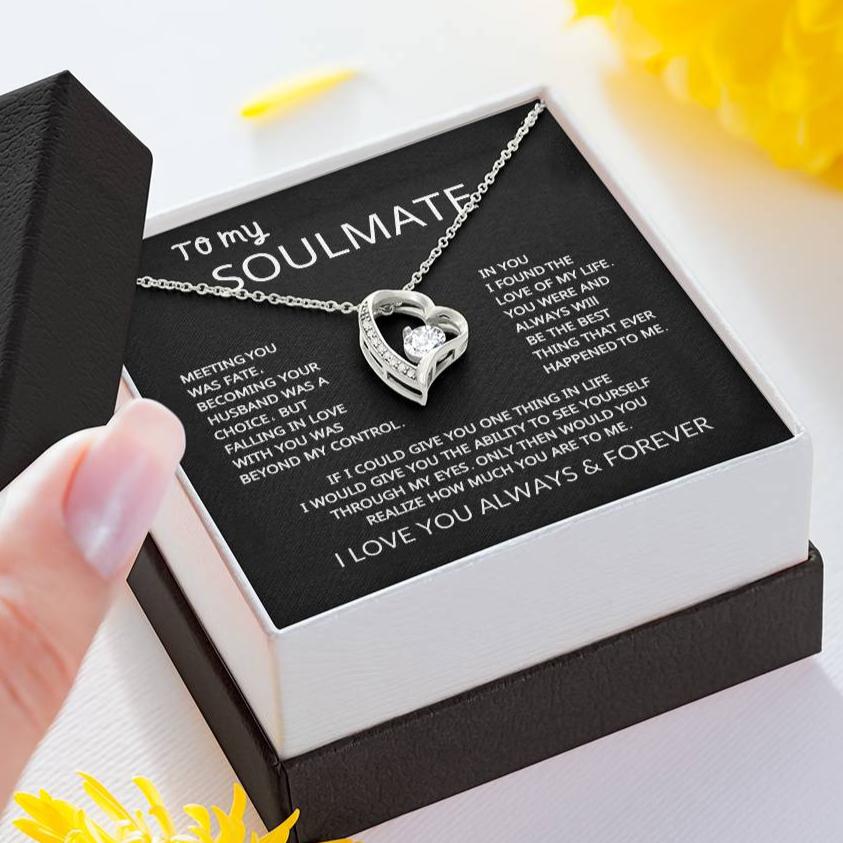 To My Wife "Always & Forever" Forever Love Necklace | Anniversary | Birthday| Mother's Day