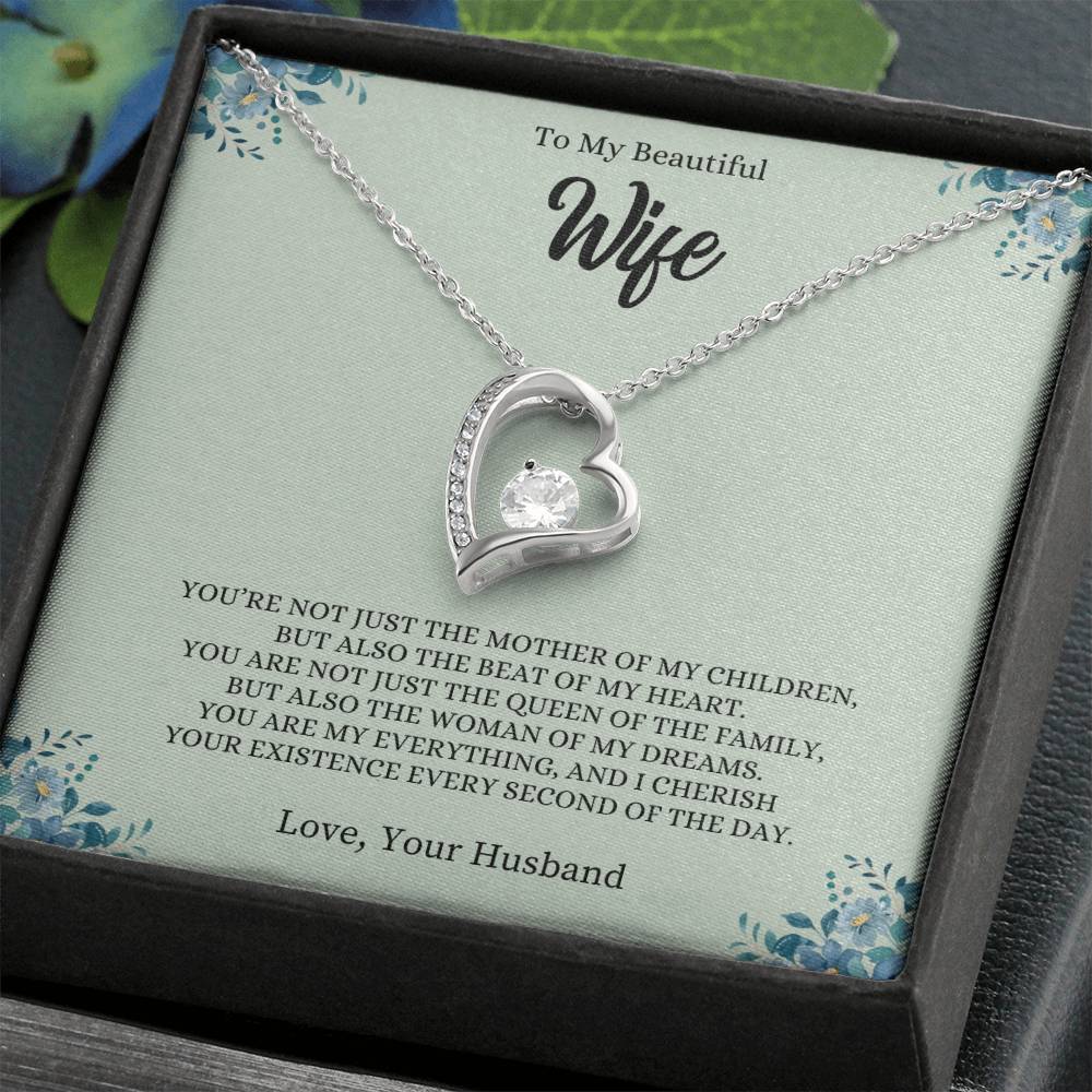 To My Wife "You Are My Everything" Forever Love Necklace