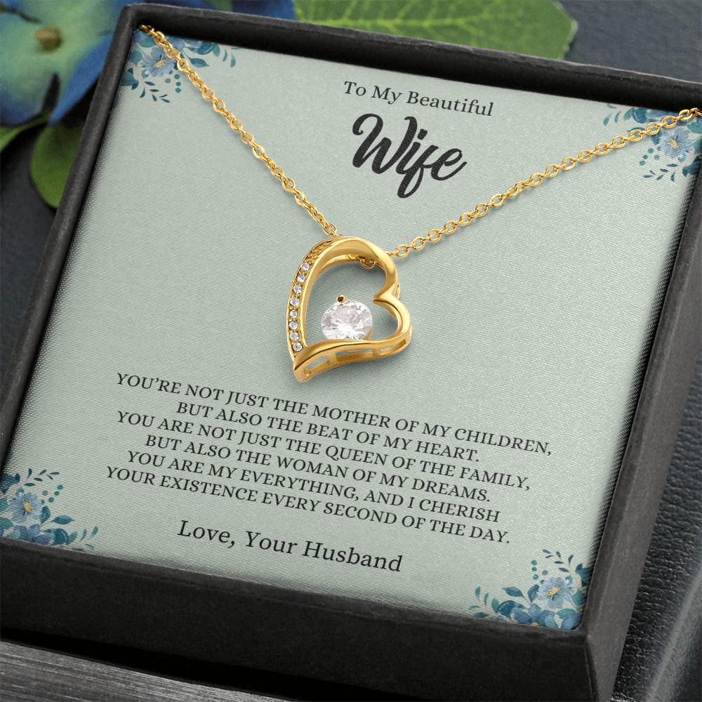To My Wife "You Are My Everything" Forever Love Necklace