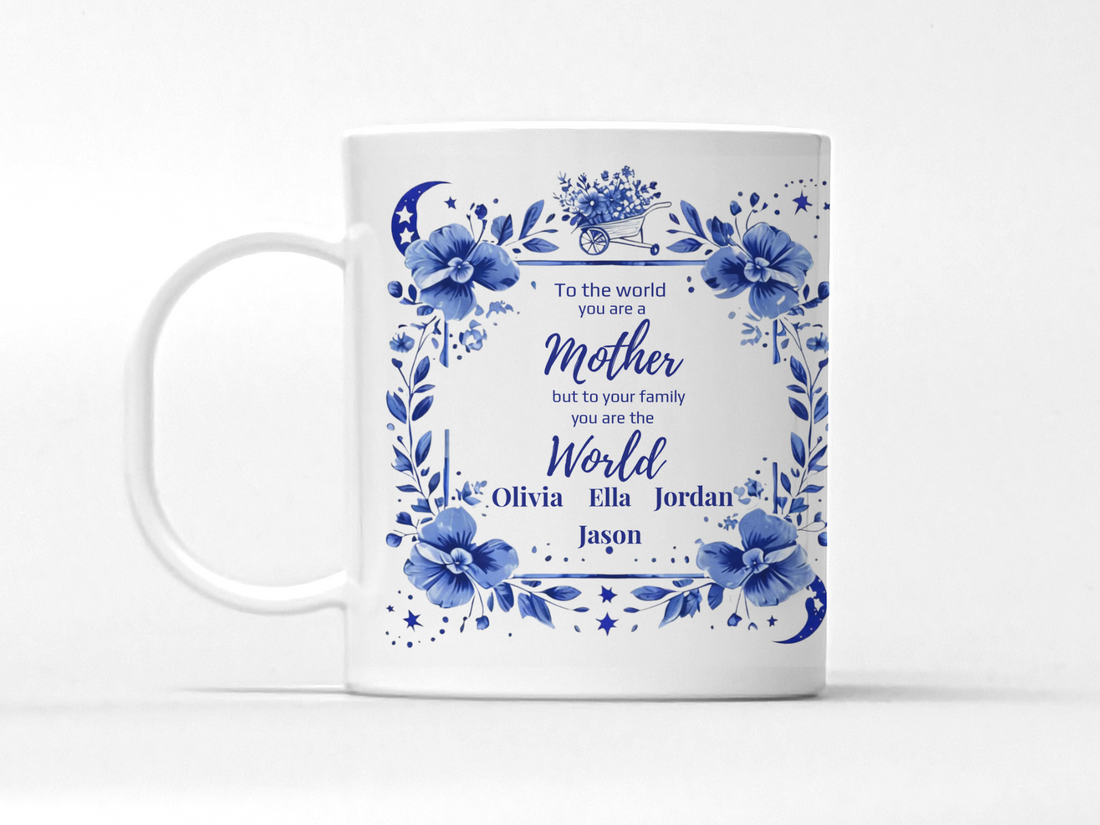 A Personalized Gift That Reminds Mom "She’s Your World”