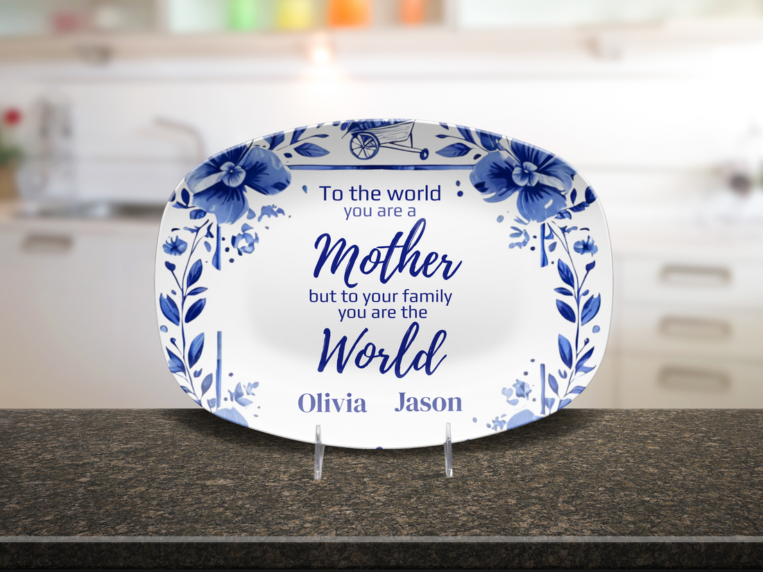 A Personalized Gift That Reminds Mom "She’s Your World”