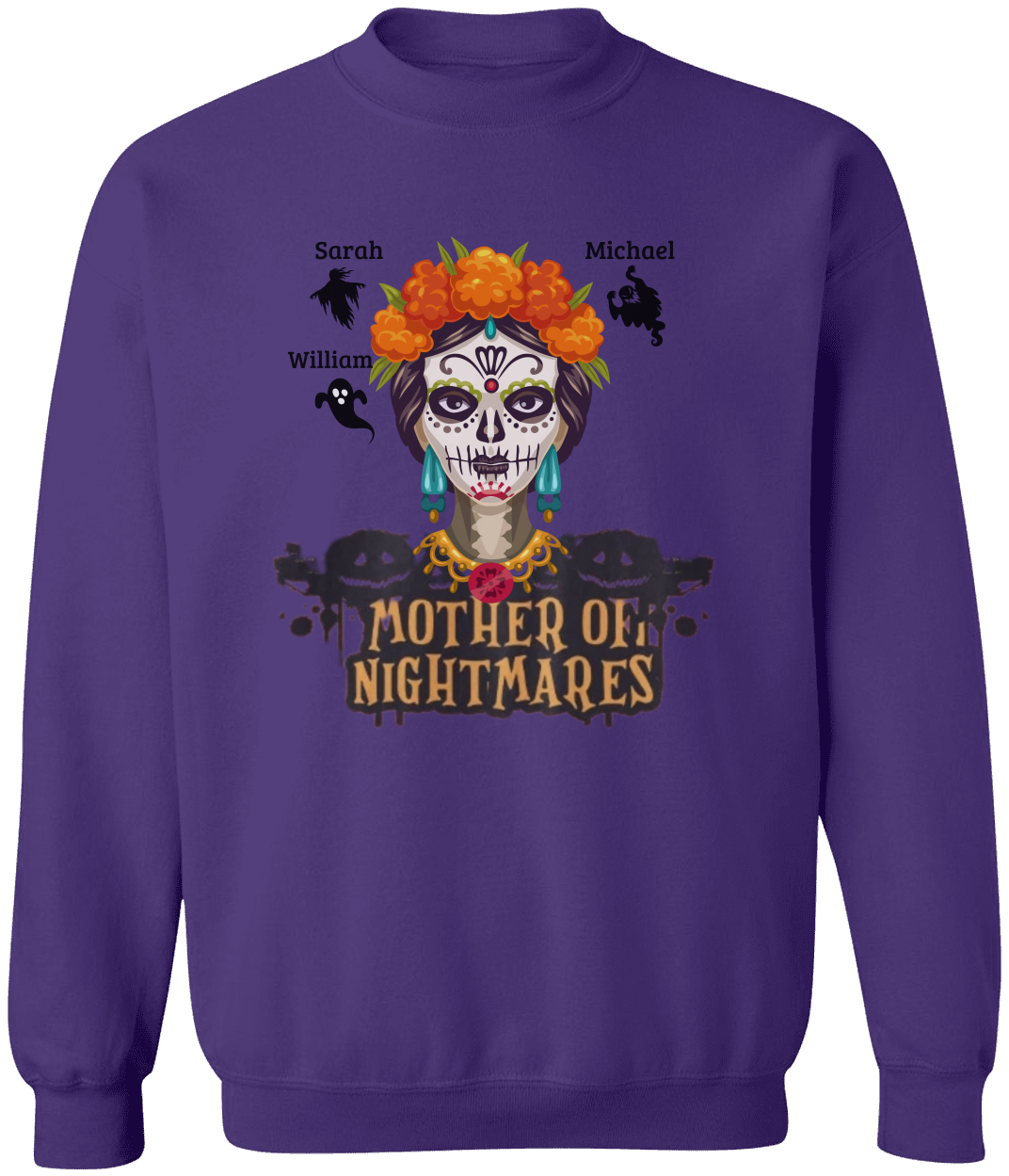 Mother of Nightmares Halloween Sweatshirt – Personalized Mom Sweatshirt