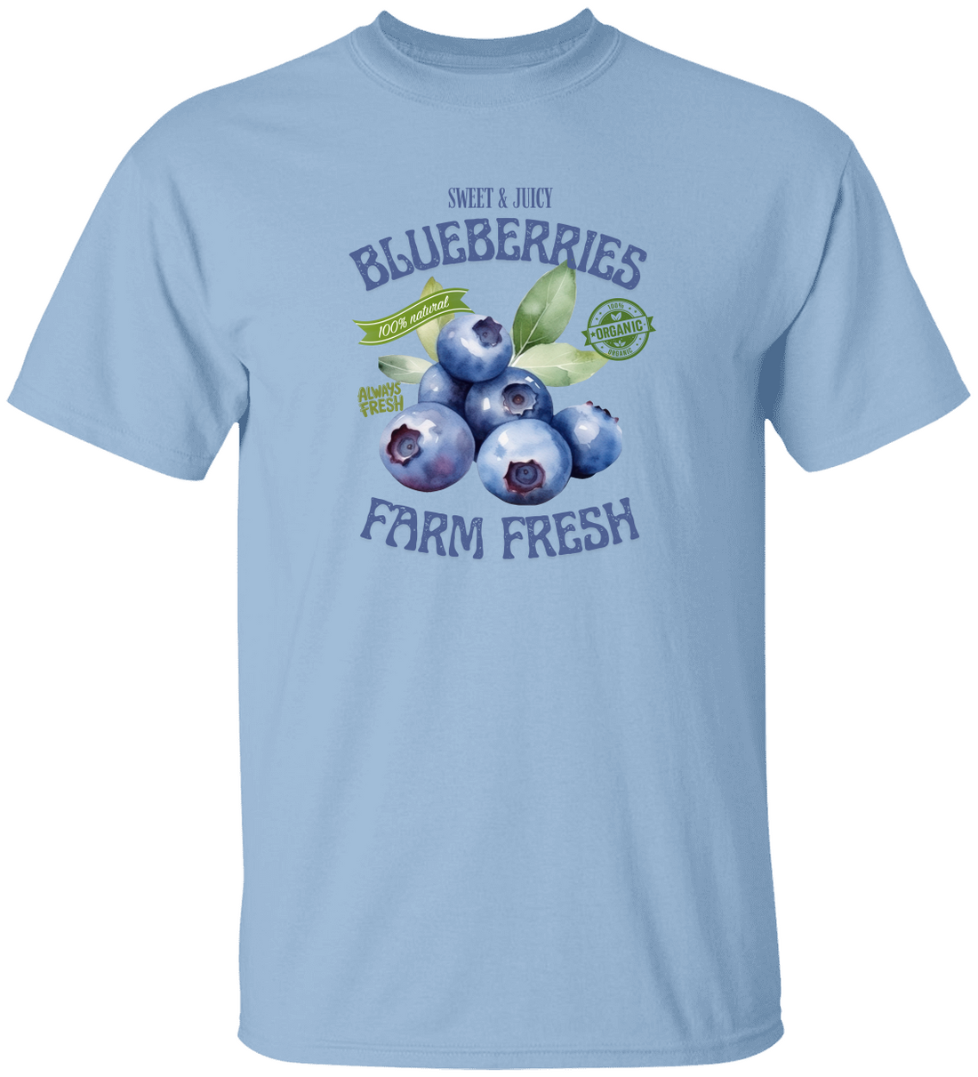 Organic Blueberry Farm Fresh Tee