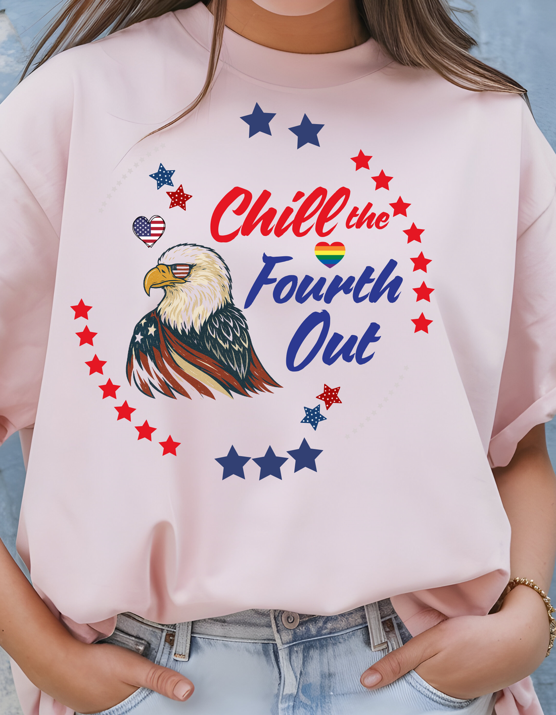 Chill The Fourth Out Shirt, Pride 4th Of July T-shirt, Independence Day Tee