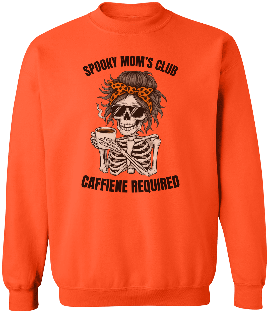 Spooky Mom's Club Sweatshirt - Cozy Halloween Wear