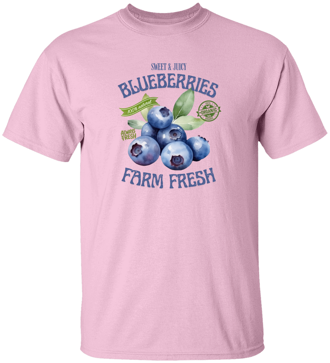 Organic Blueberry Farm Fresh Tee