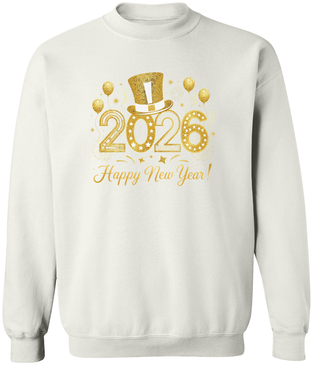 New Year's 2026 Sweatshirt, Holiday Sweatshirt, Festive New Year Apparel, Happy 2026 Crewneck