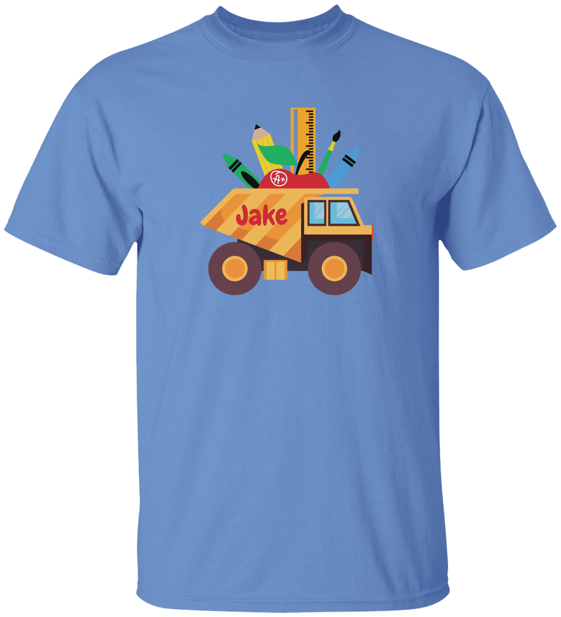 Custom Kids Construction Truck Tee