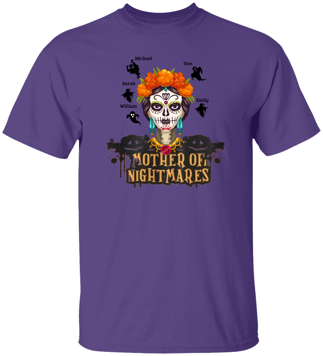 Custom "Mother of Nightmares" Halloween Funny Tee