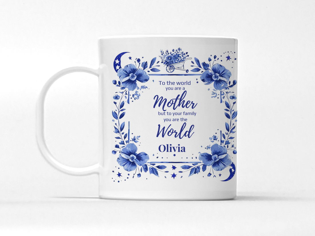 A Personalized Gift That Reminds Mom "She’s Your World”