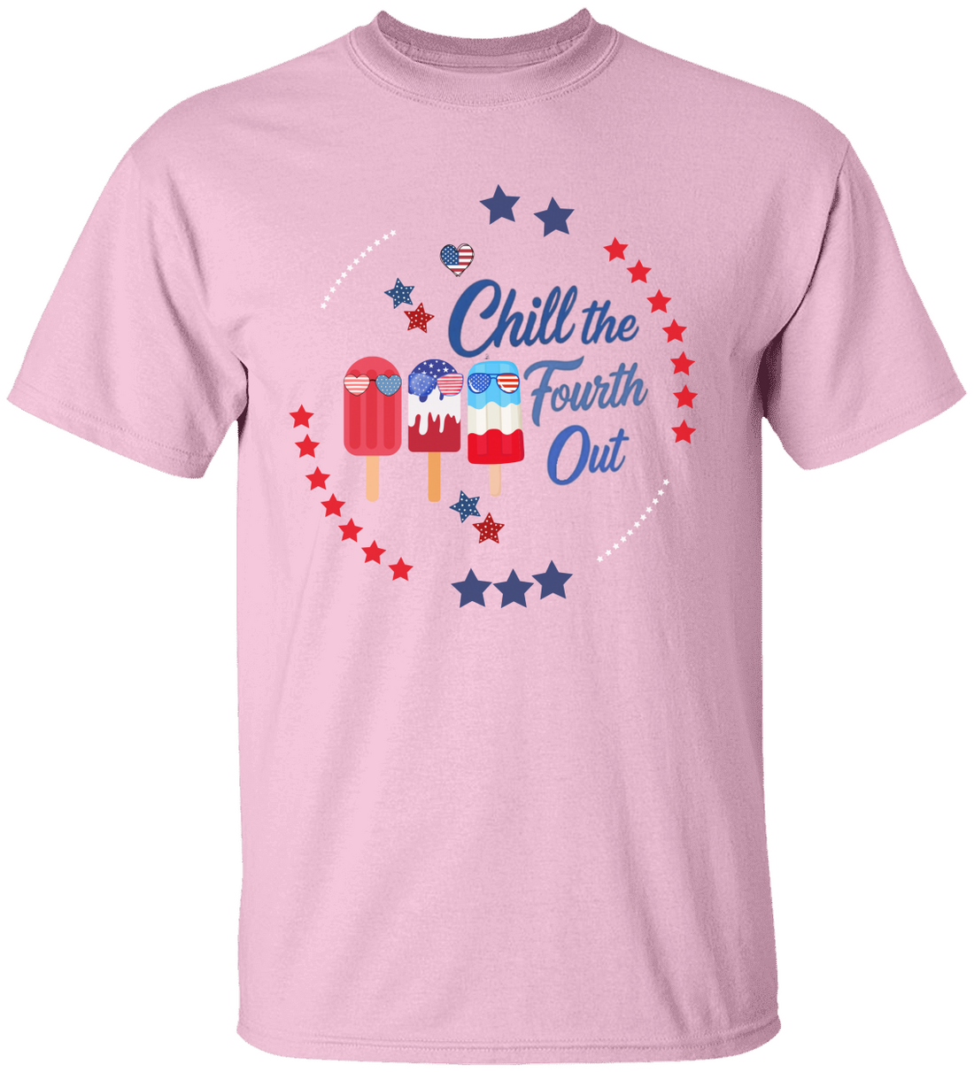 Chill The Fourth Out Shirt, 4th Of July T-shirt, Independence Day, Kids 4th July Ice Cream Tee