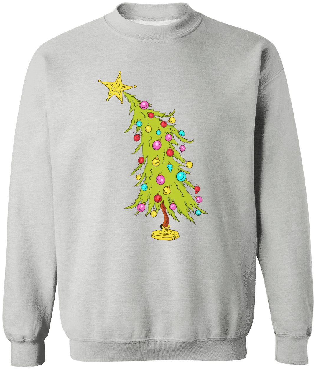 Whimsical Christmas Tree Sweatshirt | Trendy Christmas Tree Sweatshirt