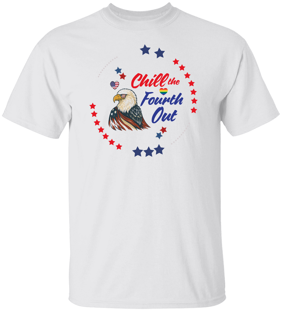 Chill The Fourth Out Shirt, Pride 4th Of July T-shirt, Independence Day Tee