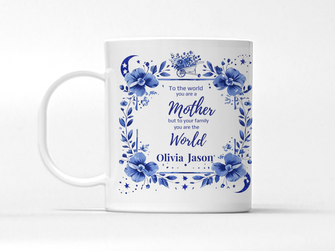 A Personalized Gift That Reminds Mom "She’s Your World”