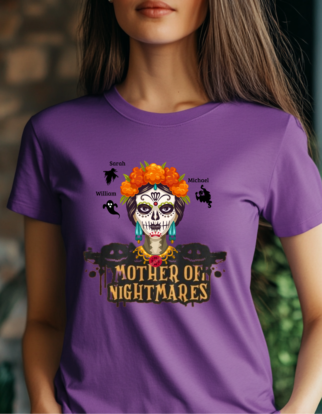 Custom "Mother of Nightmares" Halloween Funny Tee