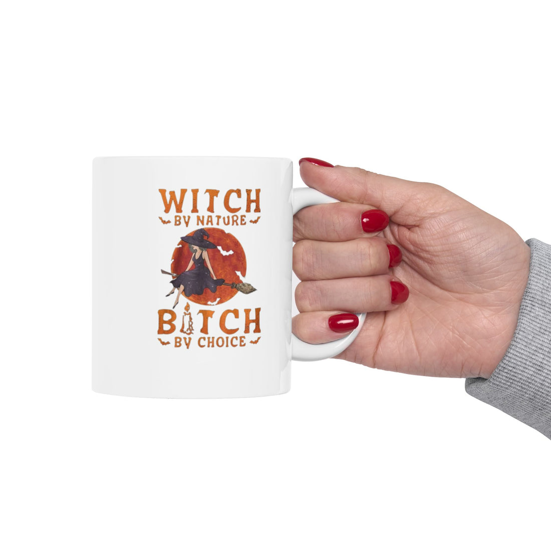 Funny Custom Witch-Themed Ceramic Coffee Mug