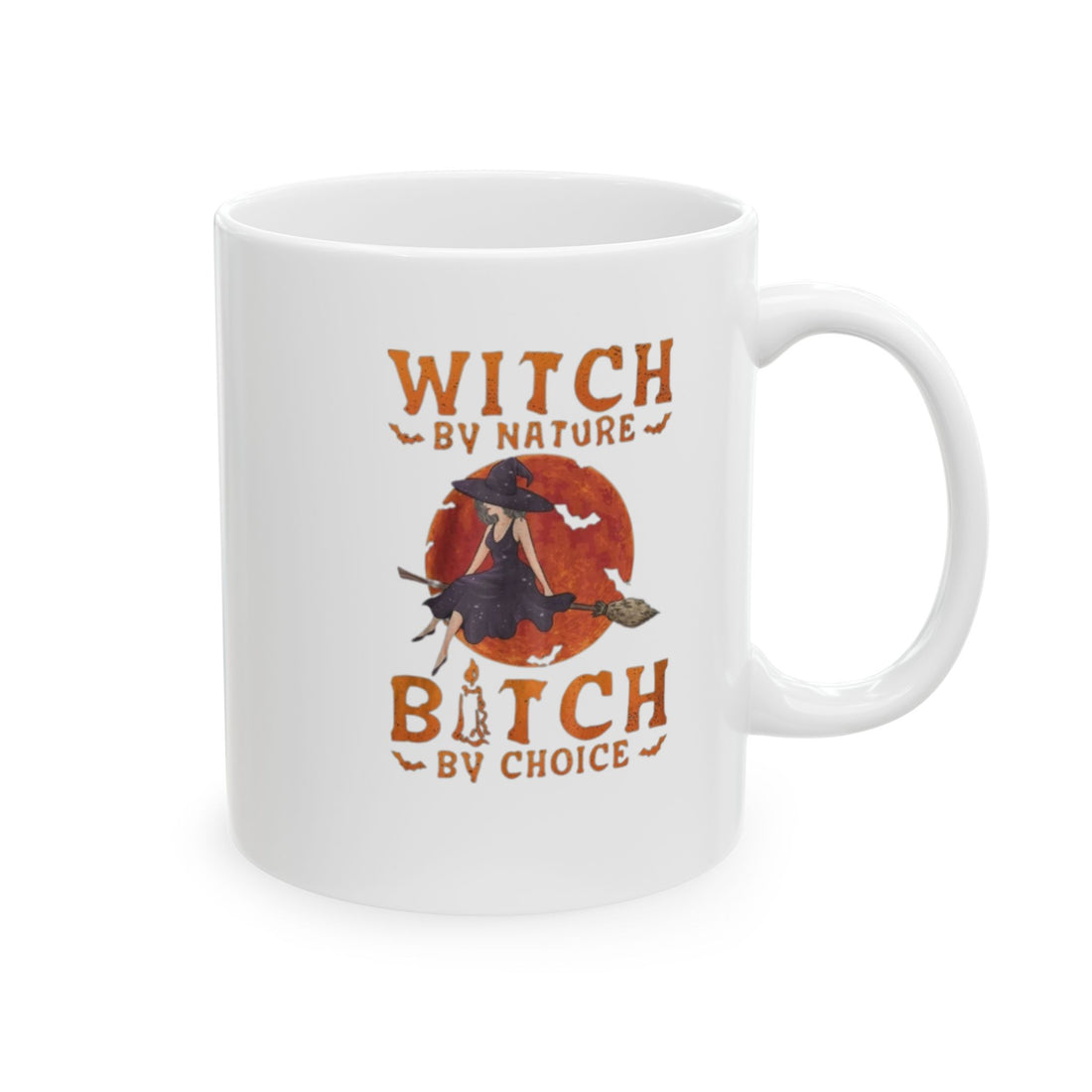 Funny Custom Witch-Themed Ceramic Coffee Mug