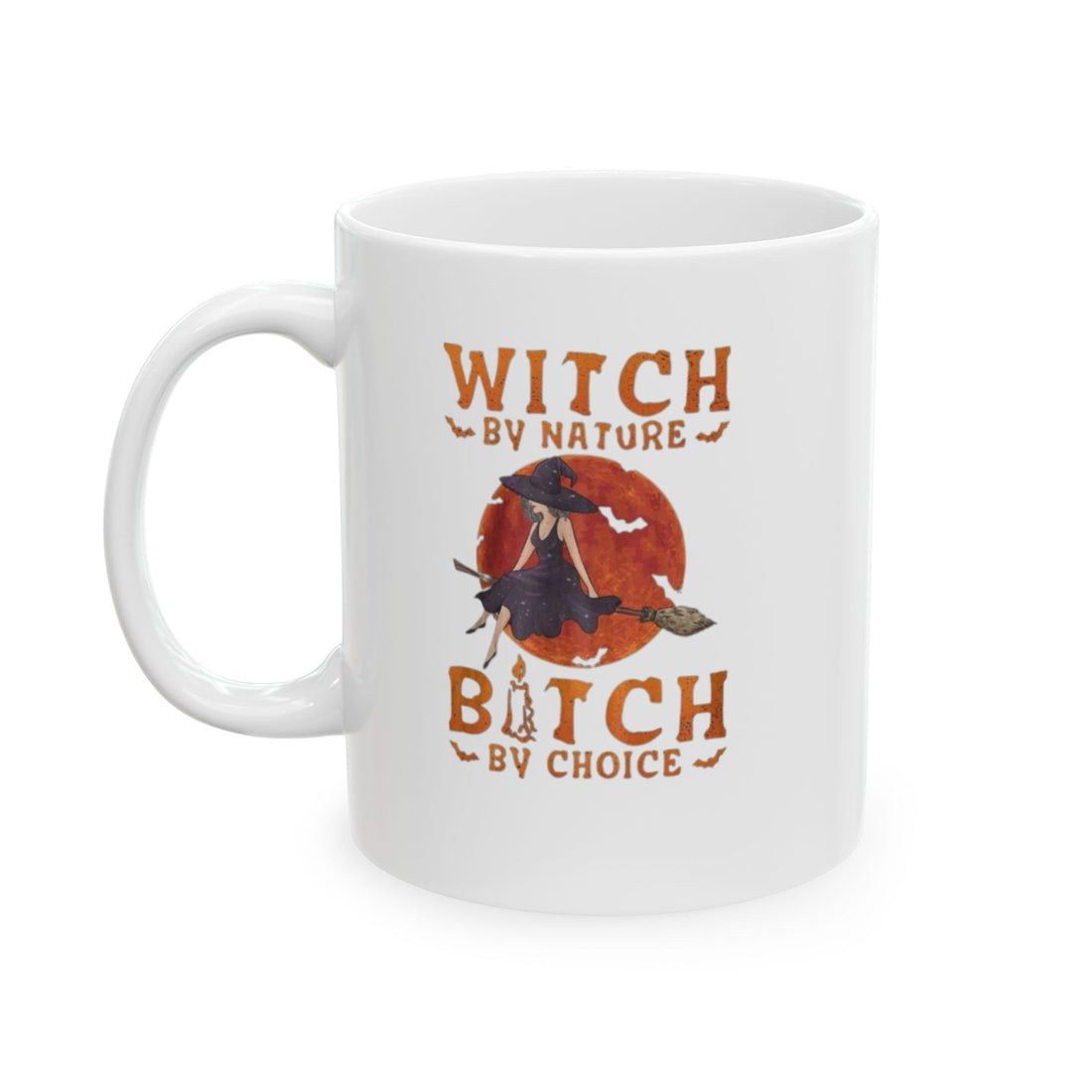 Funny Custom Witch-Themed Ceramic Coffee Mug