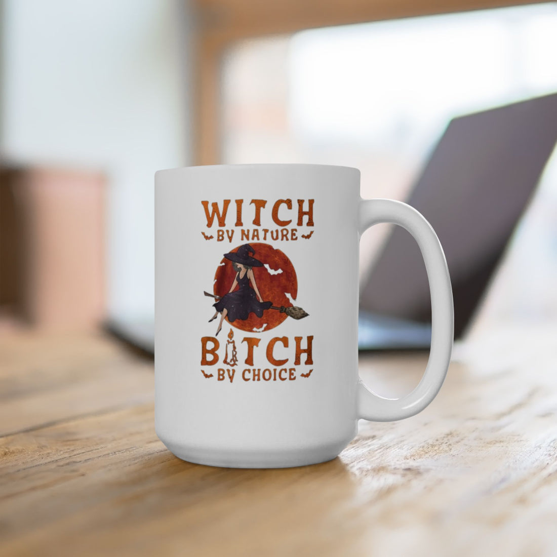 Funny Custom Witch-Themed Ceramic Coffee Mug